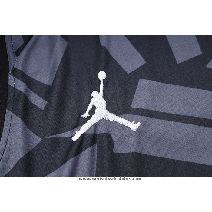 Camisola
 de Treinamento
 Paris Saint-Germain Jordan 23/24 Sin Mangas Preto
 y Cinza
